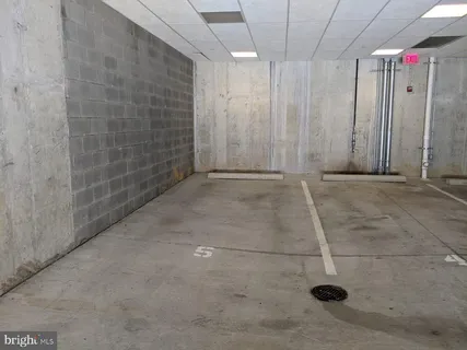 a view of a room with a shower