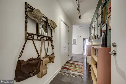 a view of stairs and an entrance