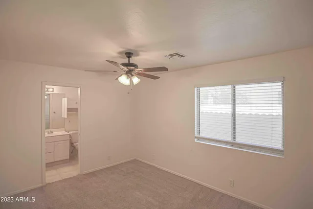 a view of an empty room