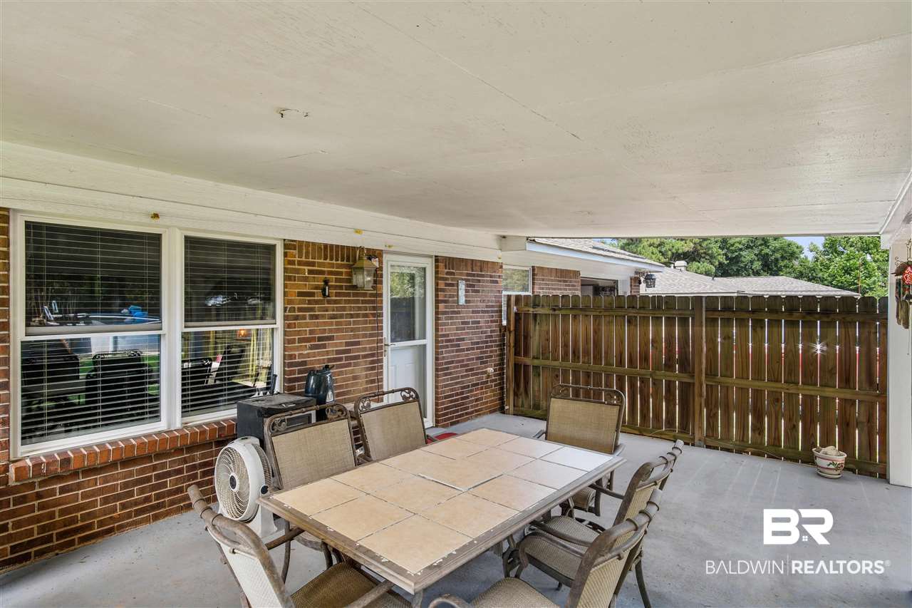 6681 David Drive South Theodore, AL 36582 - Photo 30 of 31 Large Covered Patio