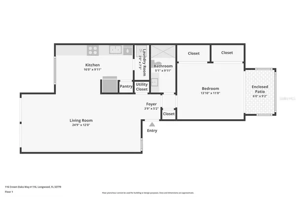 a view of a door and a window