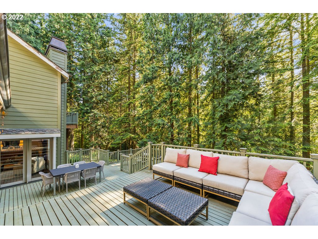42069 Southeast Erickson Road Sandy, OR 97055 - Photo 25 of 32 a outdoor living space with furniture and a fireplace