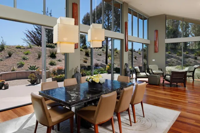 a view of city and ocean