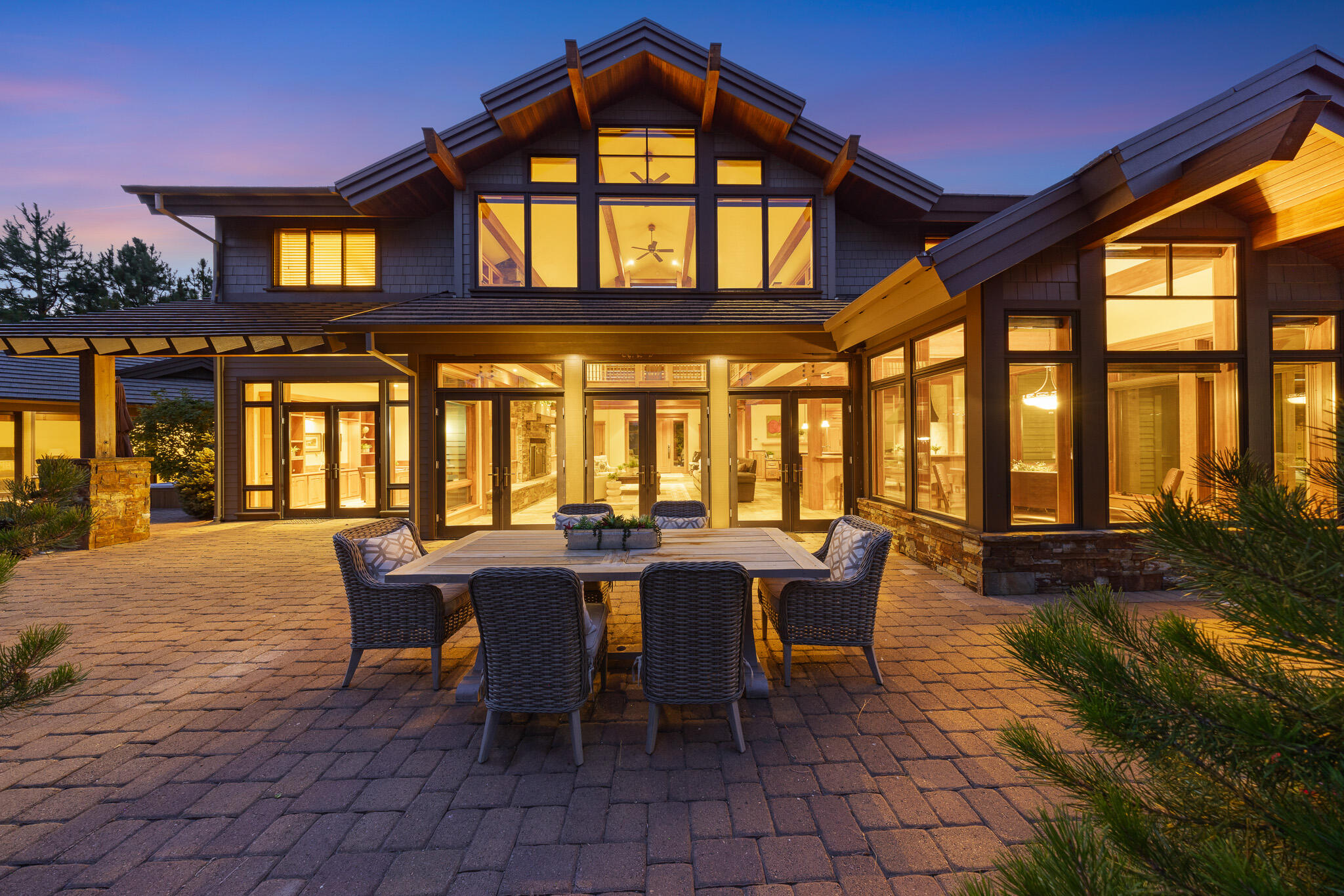 18883 Sutherland Court Bend, OR 97702 - Photo 47 of 70 Dine in style surrounded by nature?comfortable, covered patio designed for year-round enjoyment.
