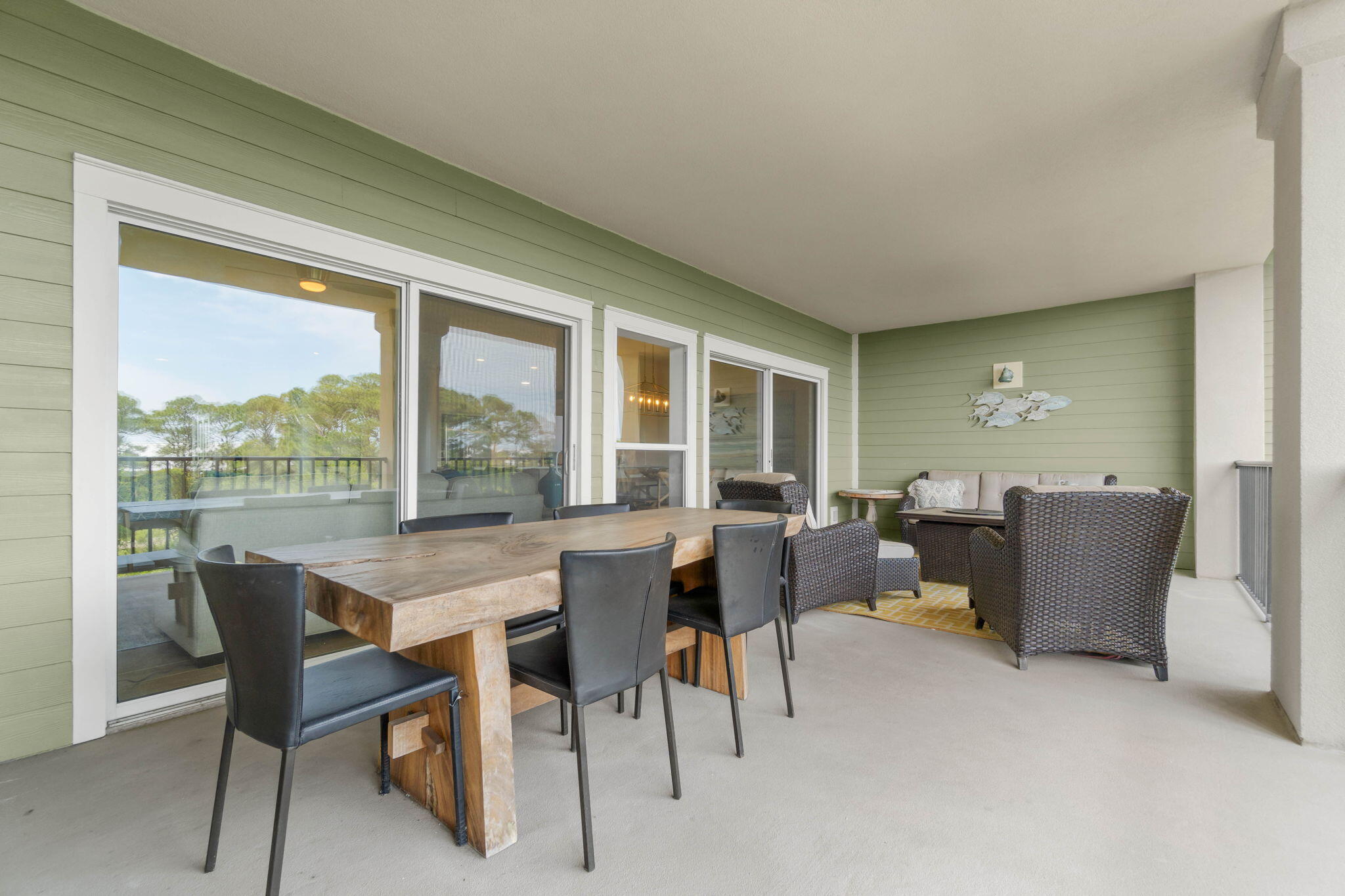 1732 West County Highway 30A, Unit 402 Santa Rosa Beach, FL 32459 - Photo 8 of 32 a view of a dining room with furniture window and outside view