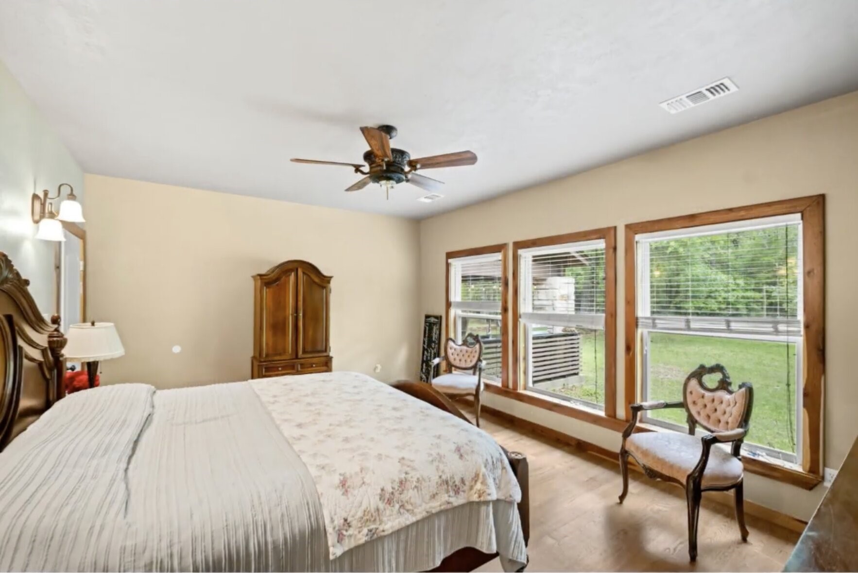 30338 Riley Road Waller, TX 77484 - Photo 20 of 46 a bedroom with a large bed and a window