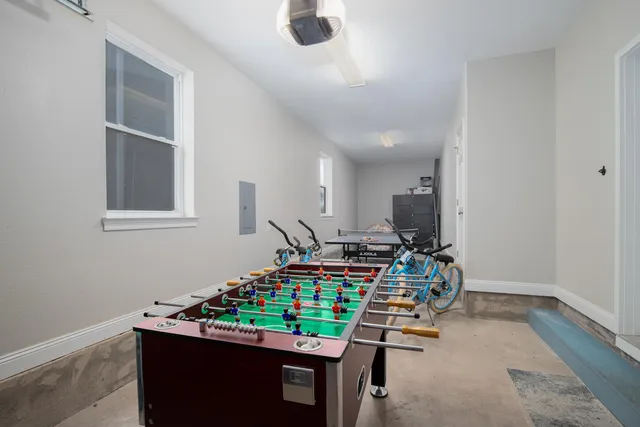 a room with furniture and window