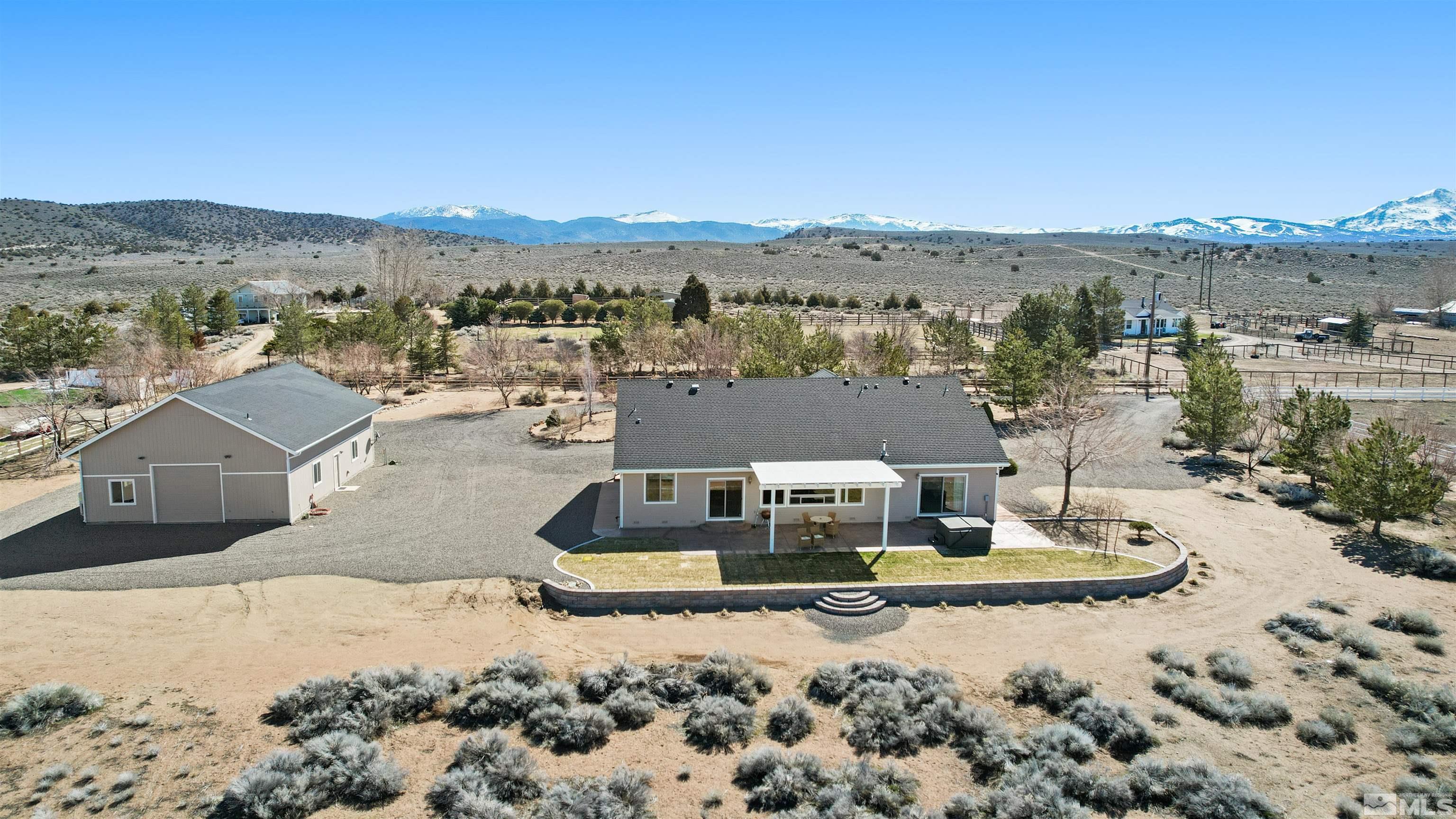 2428 Hasbita Lane Minden, NV 89423 - Photo 25 of 33 a view of a city with mountains in the background