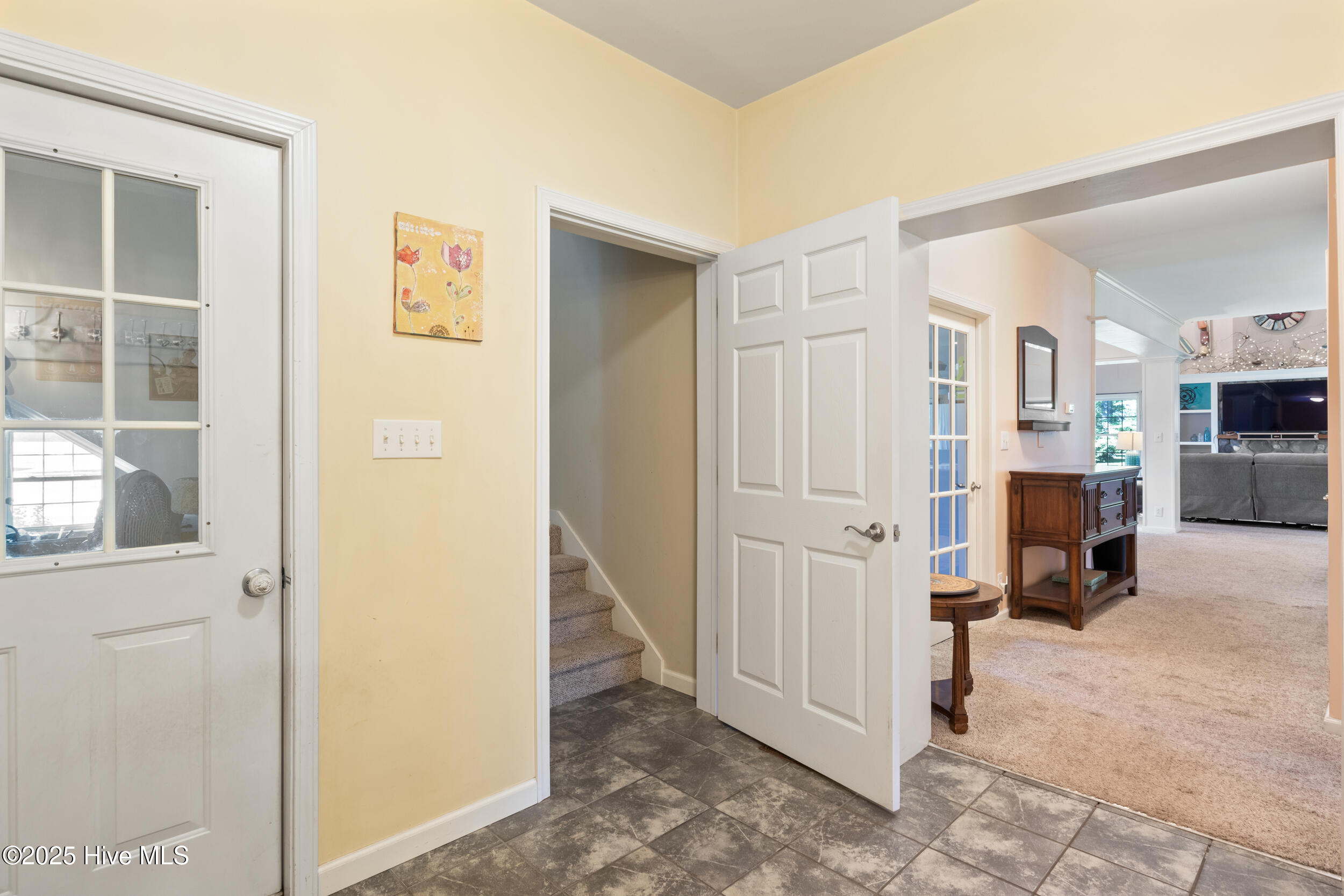 592 Arnolds Beach Road Roper, NC 27970 - Photo 31 of 52 View from mudroom into Hall, entrance upstairs, door to garage