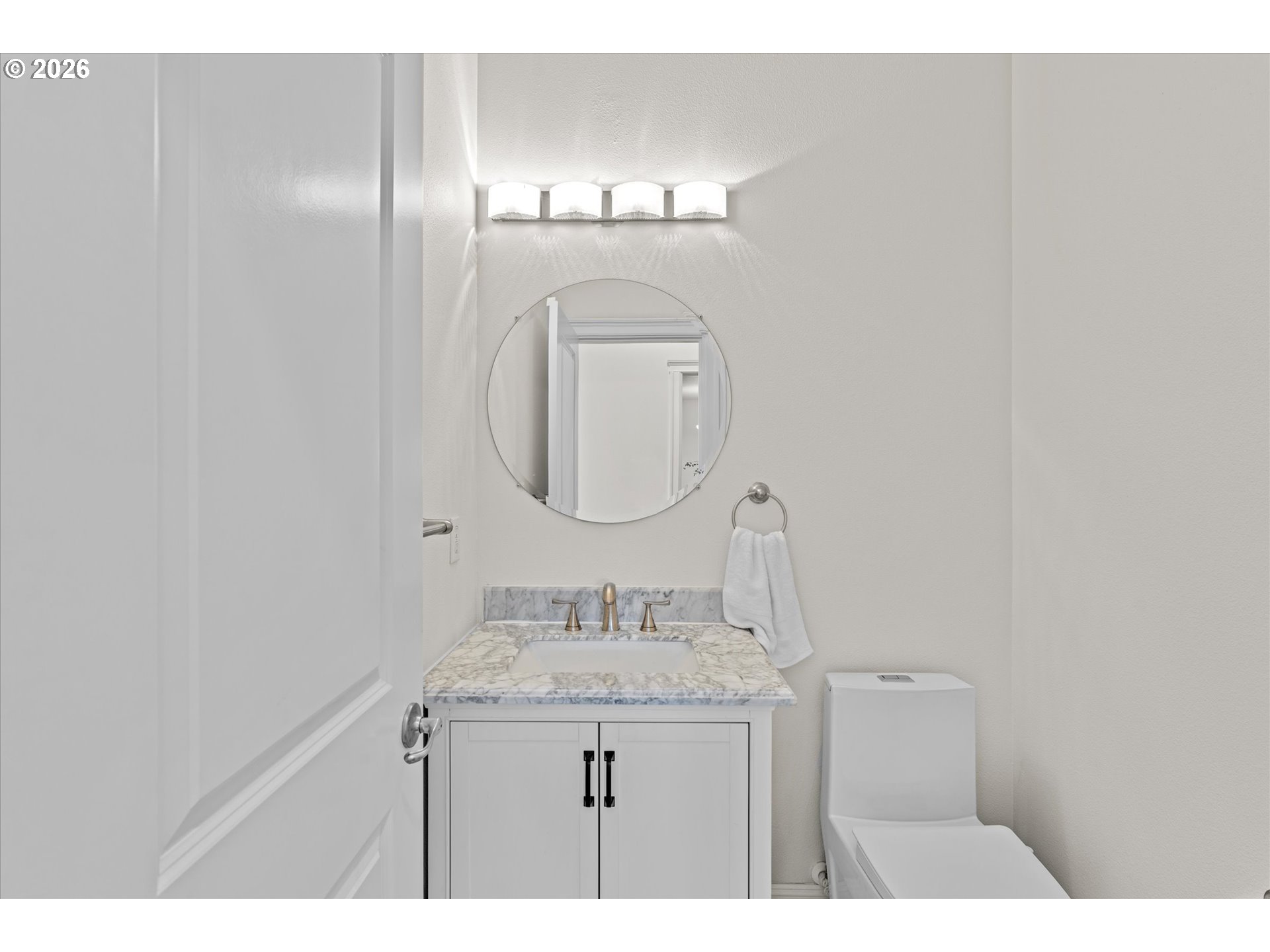 1727 Northwest Ogden Street Camas, WA 98607 - Photo 18 of 48 a bathroom with a sink vanity and a mirror