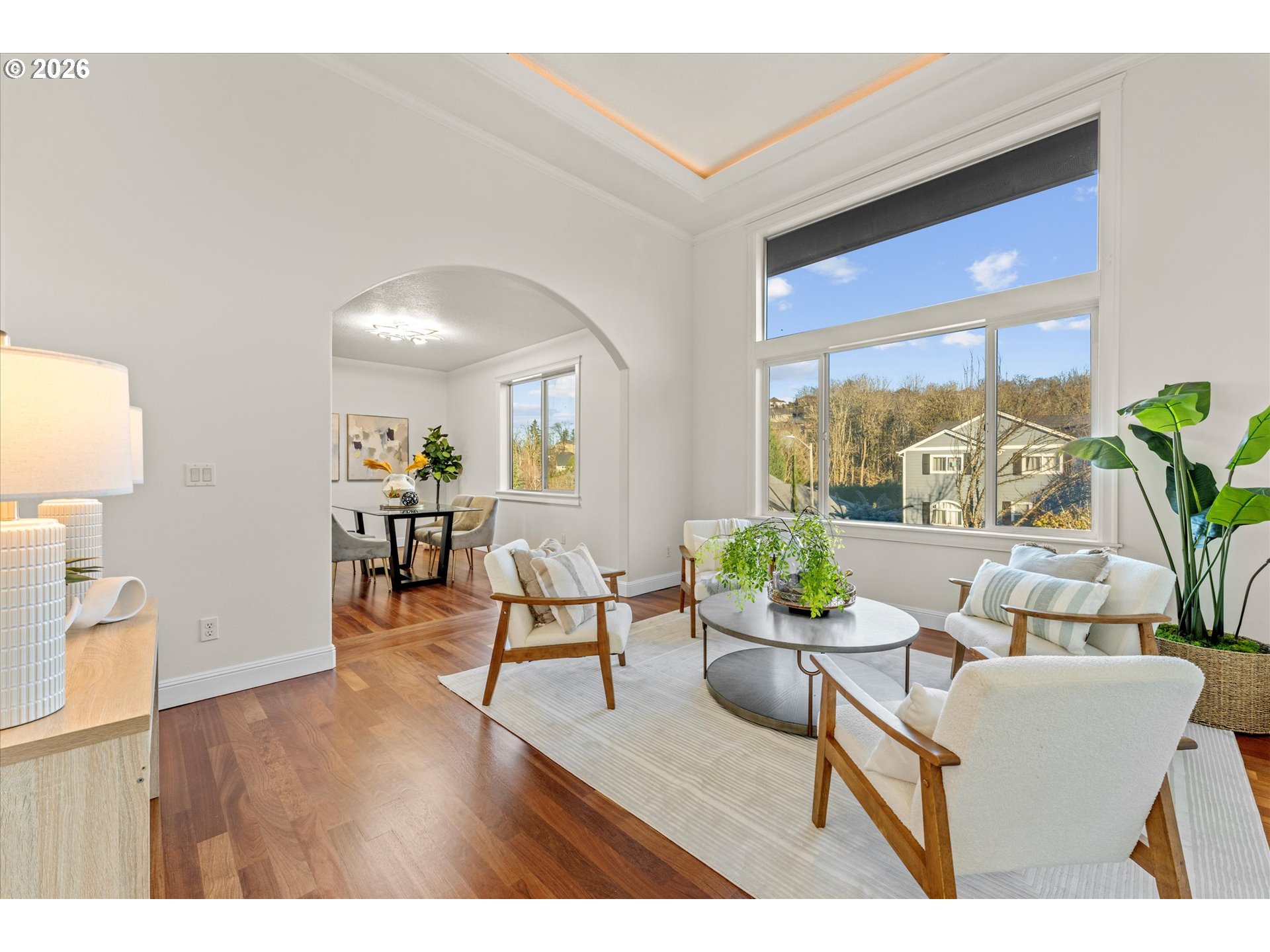 1727 Northwest Ogden Street Camas, WA 98607 - Photo 5 of 48 a living room with furniture and a wooden floor