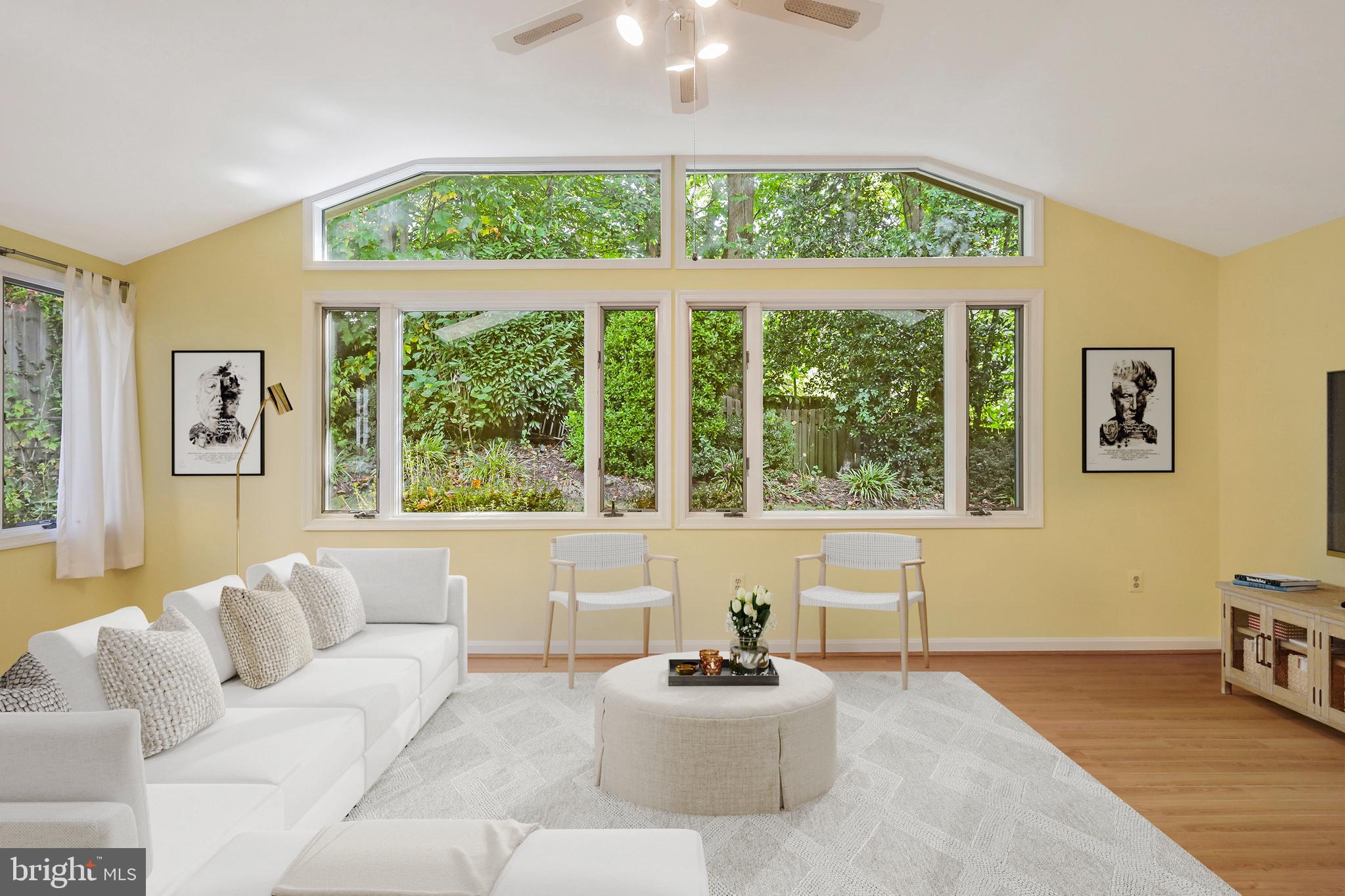 8711 Shadowlake Way Springfield, VA 22153 - Photo 18 of 49 Virtually Staged Sunroom w/ wall of windows