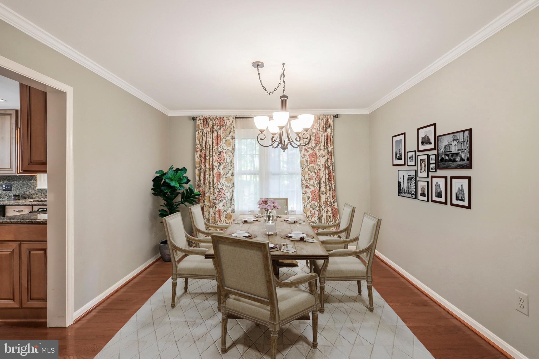 8711 Shadowlake Way Springfield, VA 22153 - Photo 8 of 49 Virtually staged Dining Room
