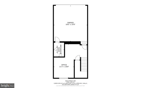 a picture of a bench in front of door