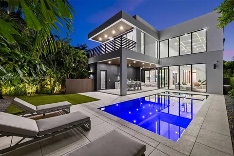 a view of outdoor space yard deck patio and swimming pool