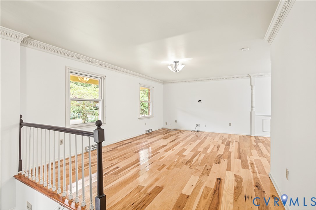 13310 Gladehill Road Chester, VA 23831 - Photo 3 of 41 Hardwood flooring, white painted walls, decorative