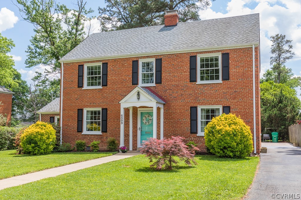 4809 Morrison Road Richmond, VA 23230 - Photo 1 of 17 FRONT ELEVATION, MAINTENANCE FREE BRICK HOME, LAND