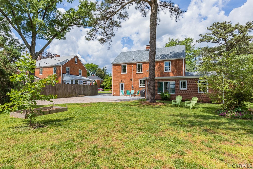 4809 Morrison Road Richmond, VA 23230 - Photo 11 of 17 REAR ELEVATION, MAINTENANCE FREE BRICK SIDING, PAV