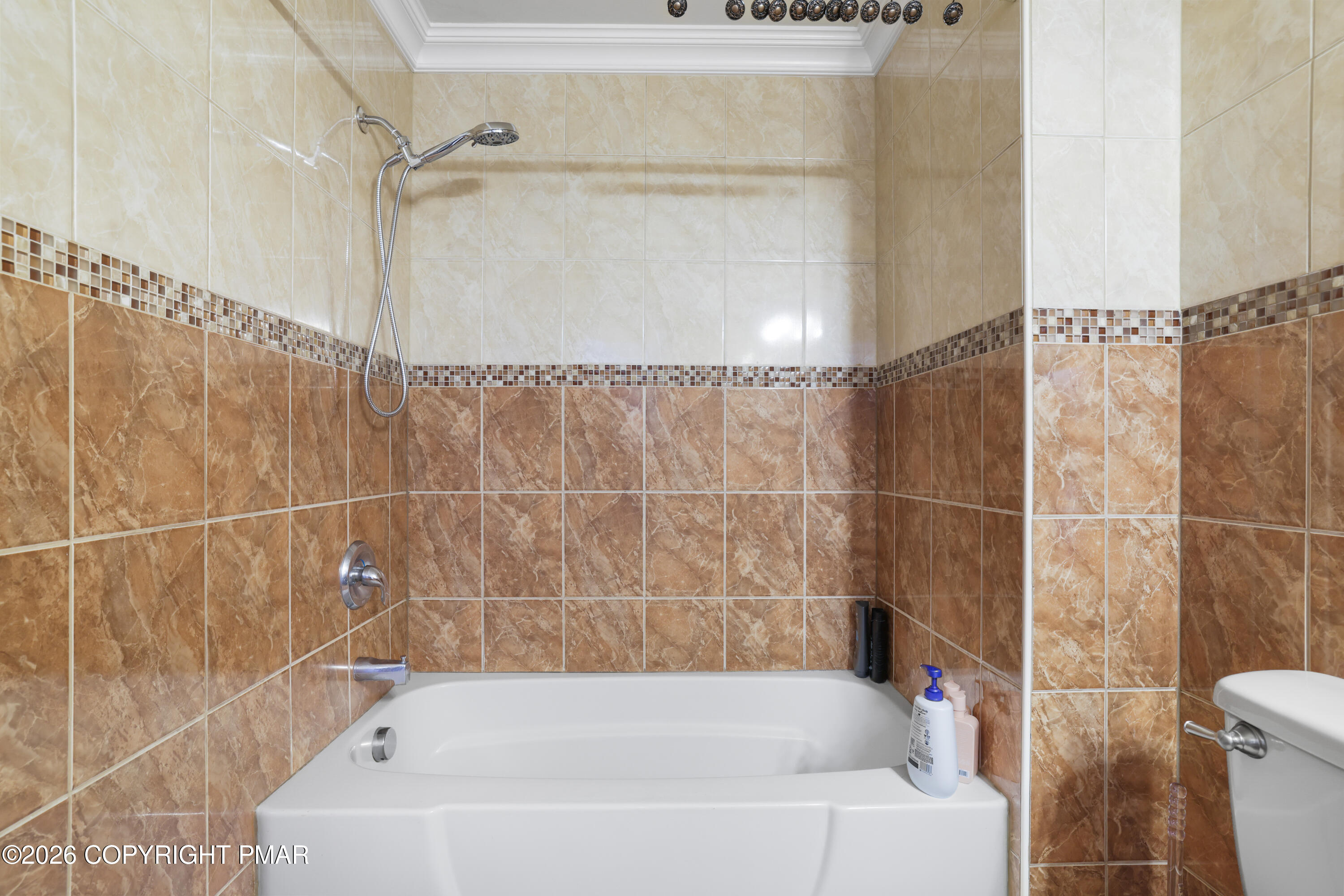 117 Fernwood Road Bushkill, PA 18324 - Photo 40 of 65 a bathroom with a bathtub and a shower