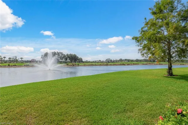an aerial view of residential houses with outdoor space and river