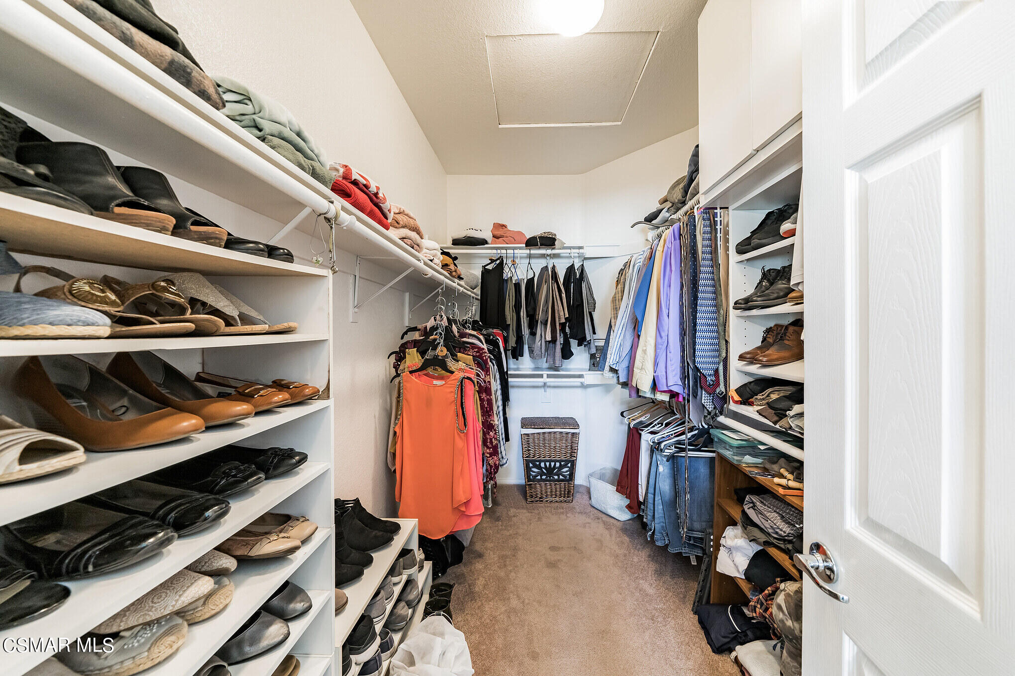 1990 Winterdew Avenue Simi Valley, CA 93065 - Photo 23 of 38 a view of walk in closet with clothes and shoes