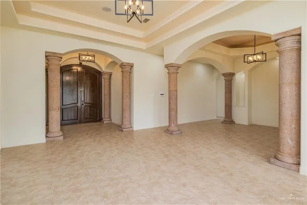 a view of empty room