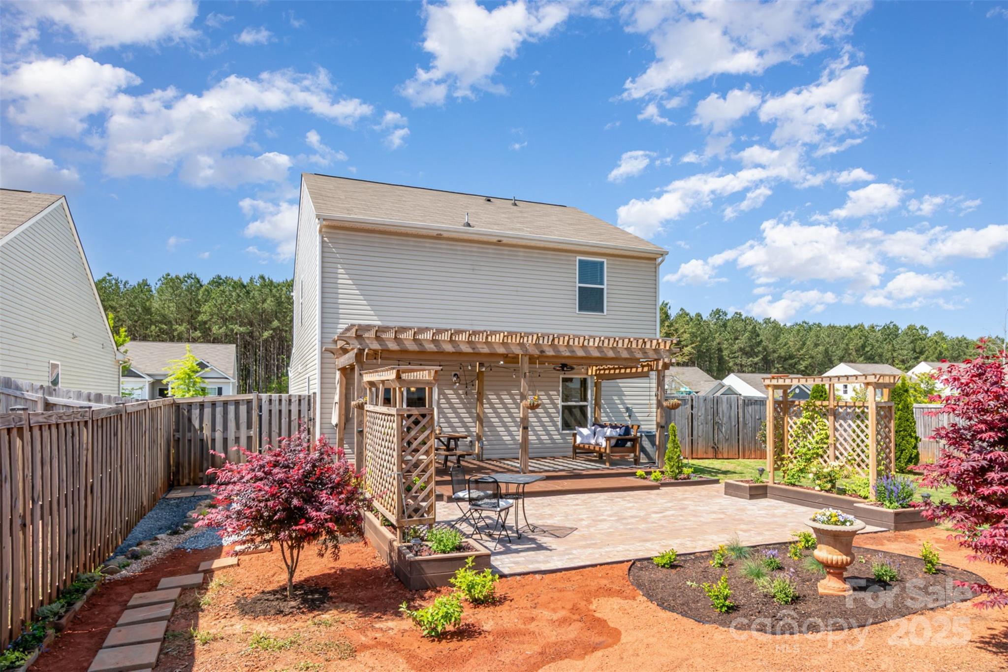 1124 Culver Spring Way Charlotte, NC 28215 - Photo 30 of 32 a view of a house with backyard and sitting area