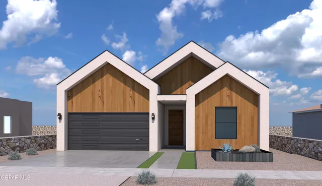 a front view of house