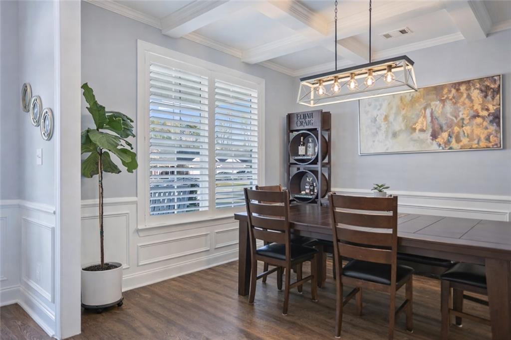 767 Fordham Road Grovetown, GA 30813 - Photo 3 of 32 a view of a dining room with furniture window and wooden floor