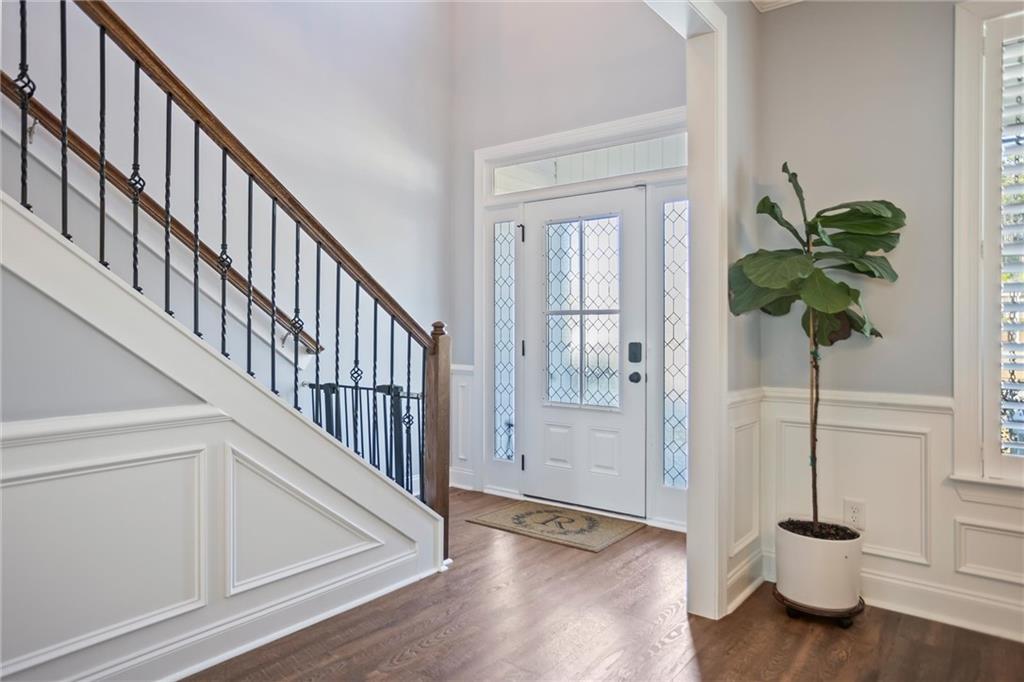 767 Fordham Road Grovetown, GA 30813 - Photo 6 of 32 a view interior of a house with wooden floor and stairs