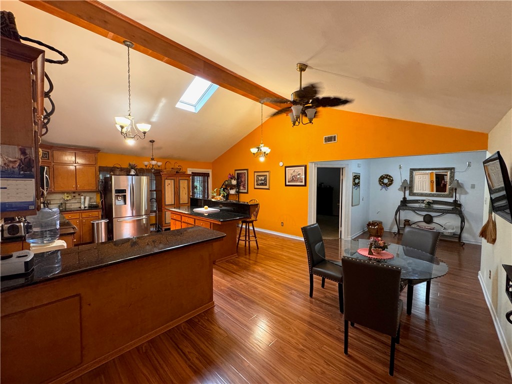 296 County Road 1601 Alice, TX 78332 - Photo 16 of 38 a dining hall with living room view