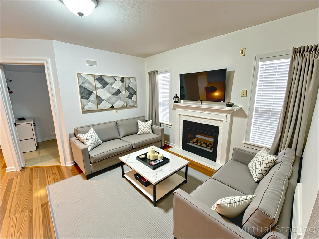 296 County Road 1601 Alice, TX 78332 - Photo 10 of 38 a living room with furniture and a fireplace
