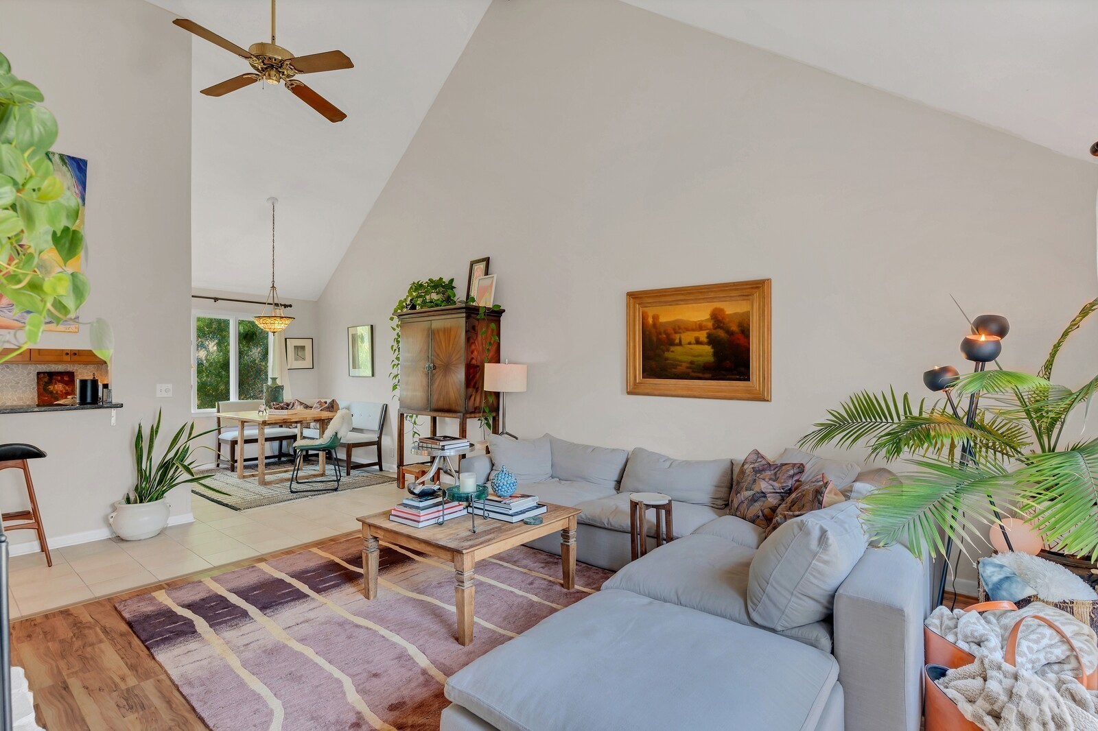 210 Raintree Drive Hermitage, TN 37076 - Photo 15 of 30 a living room with furniture and a potted plant