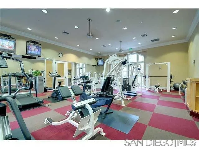 10840 Scripps Ranch Boulevard, Unit 206 San Diego, CA 92131 - Photo 11 of 13 a view of a room with gym equipment