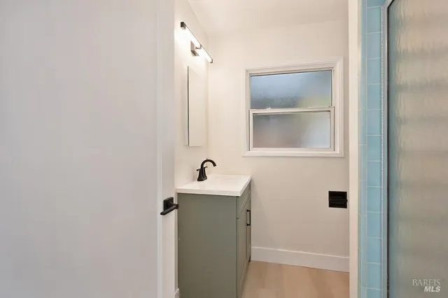 a view of bathroom with shower