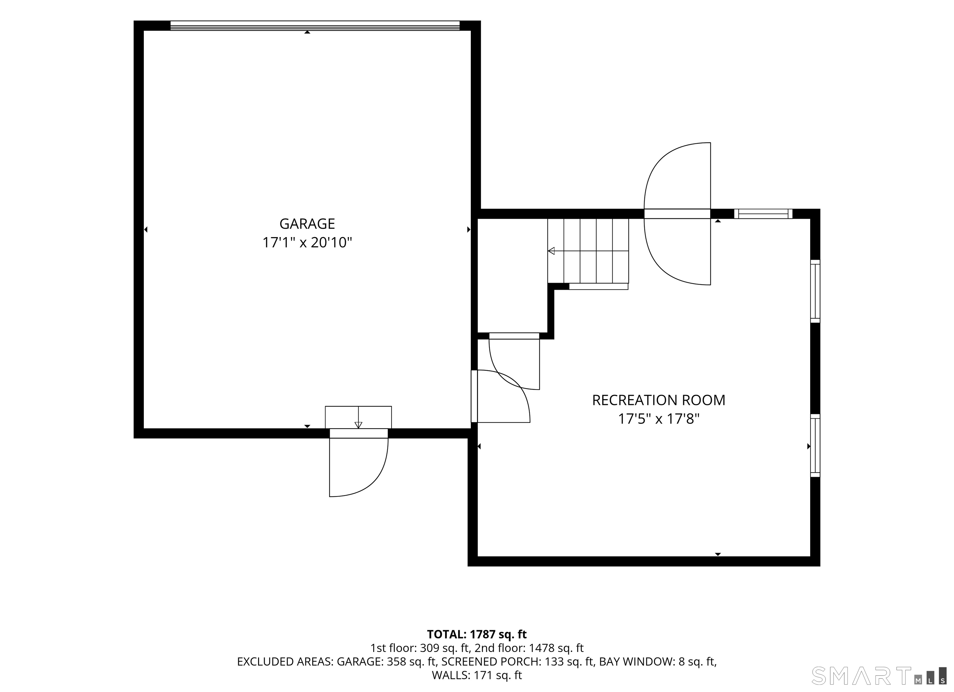 65 Munson Road Wolcott, CT 06716 - Photo 28 of 28 Lower Level Floor Plan