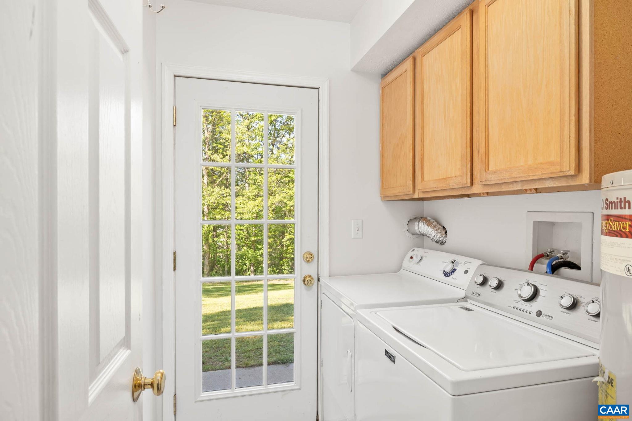 326 Geranium Road Ruckersville, VA 22968 - Photo 27 of 48 a utility room with dryer and washer