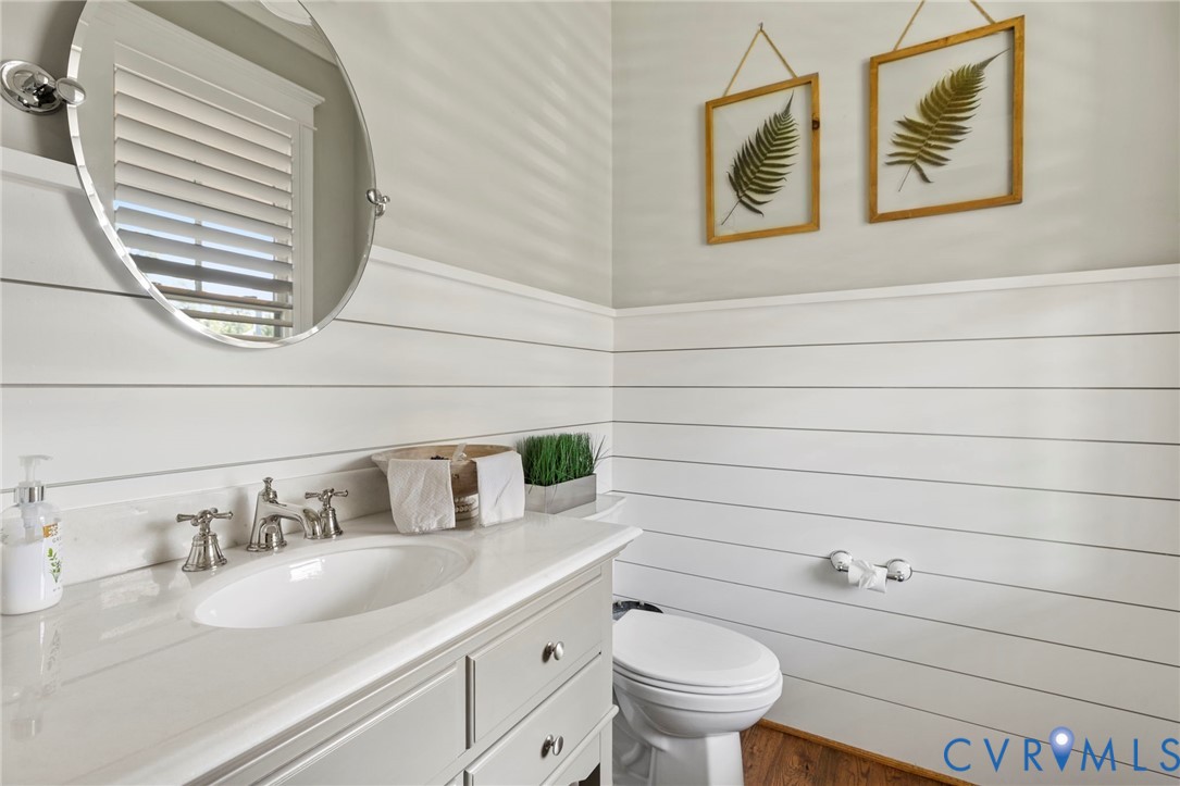 1925 Muswell Court Midlothian, VA 23112 - Photo 12 of 64 Vanity featuring a solid surface countertop with a