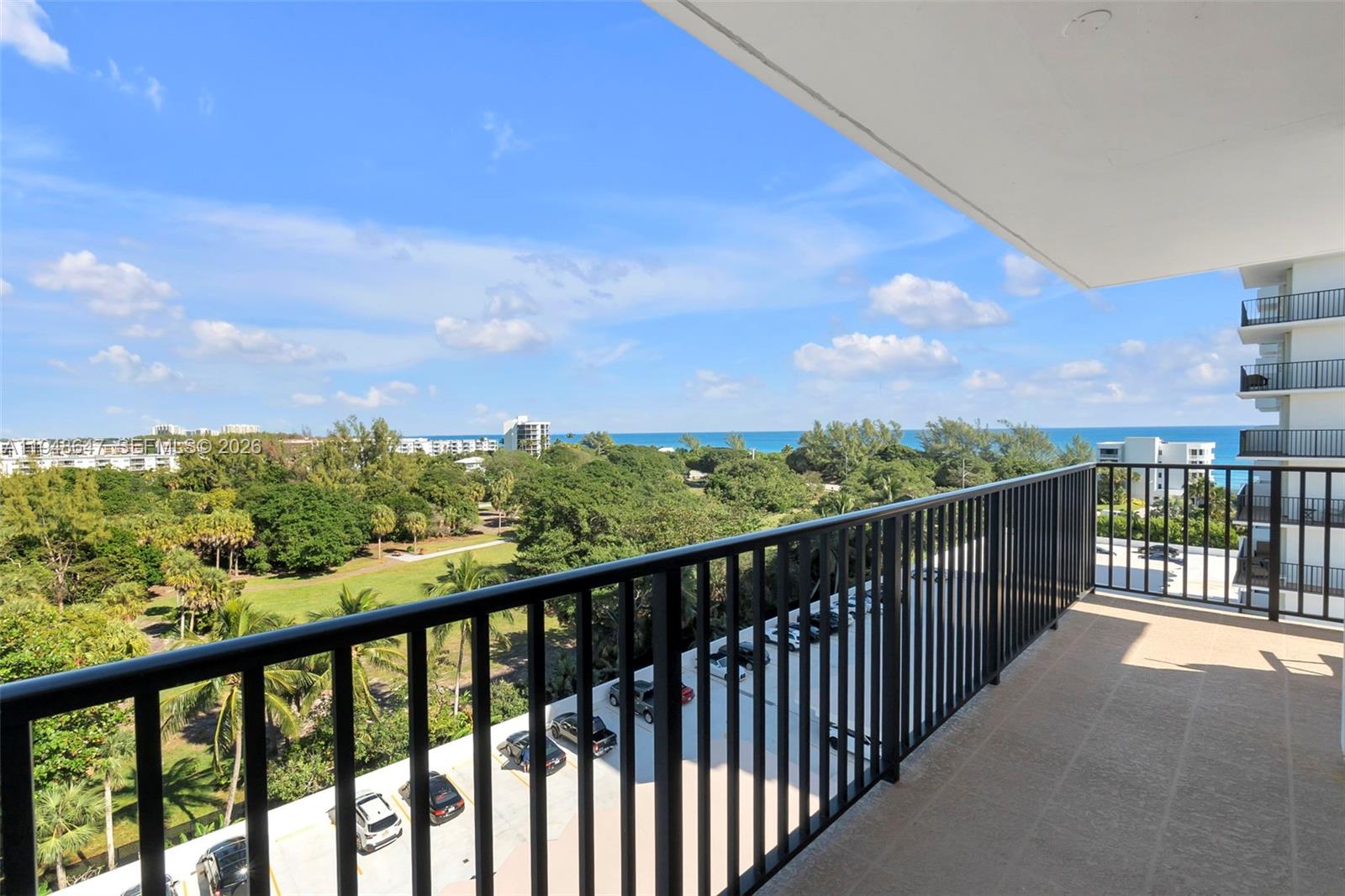 2121 North Ocean Boulevard, Unit 902W Boca Raton, FL 33431 - Photo 16 of 62 a city view from a balcony