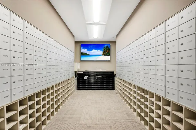 a room with furniture and a table