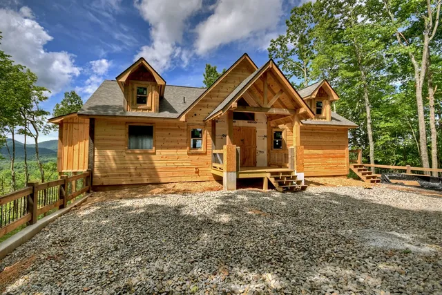 a view of deck with wooden floor