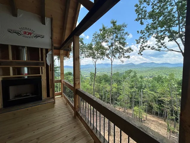 a view of outdoor with green trees