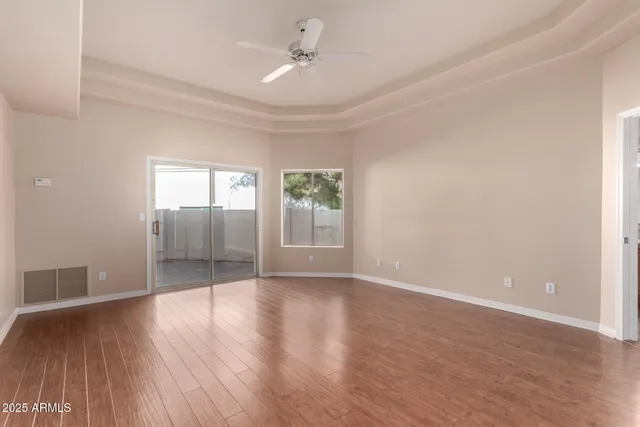 a view of an empty room