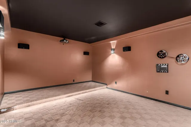 a view of a street with a yard