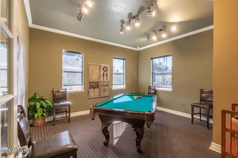 a room with furniture and a window