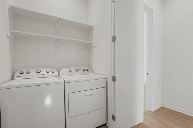 a view of balcony with a street