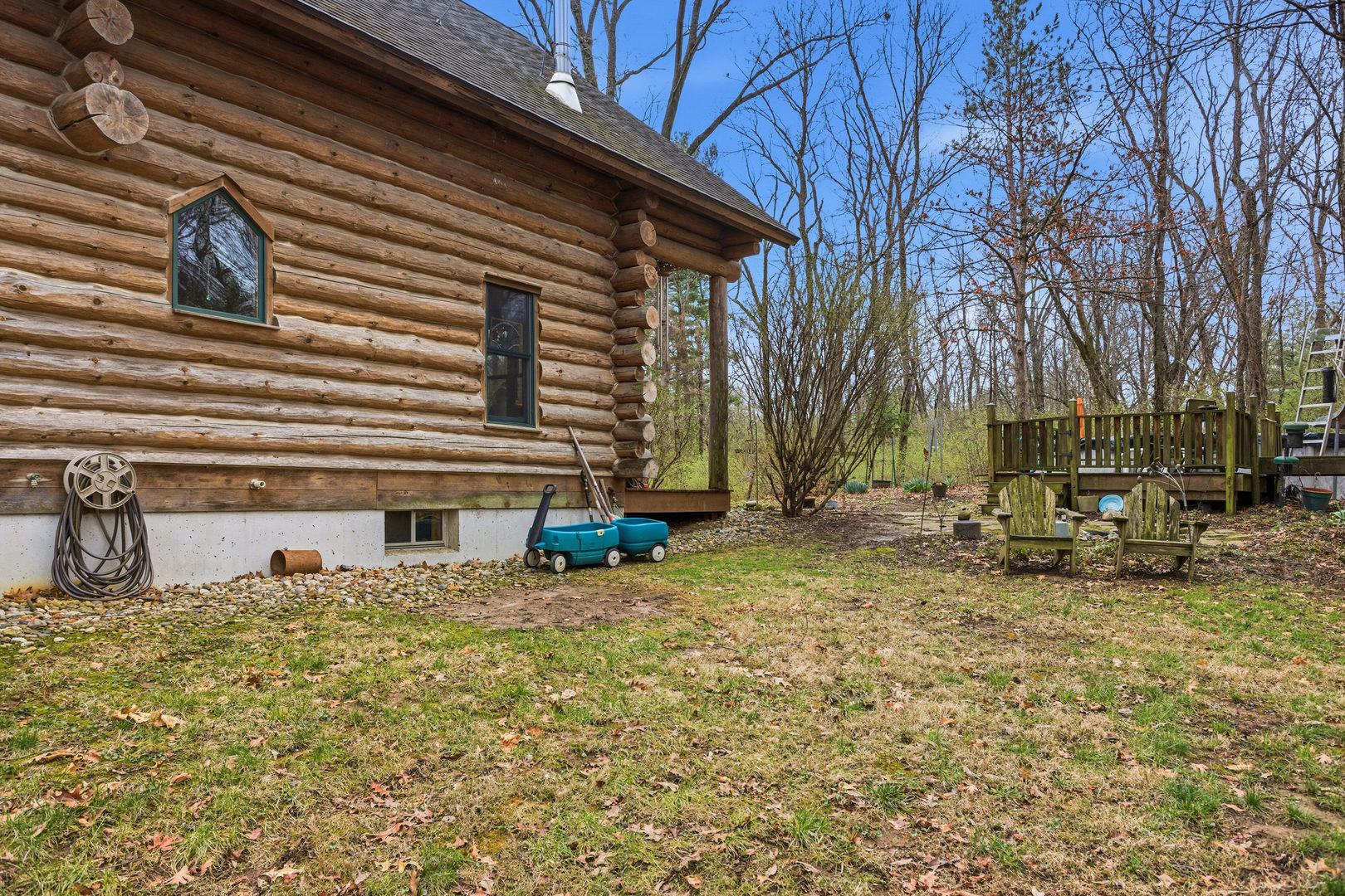 1418 East 2370 North Road White Heath, IL 61884 - Photo 43 of 49 a view of a house with a yard and sitting area