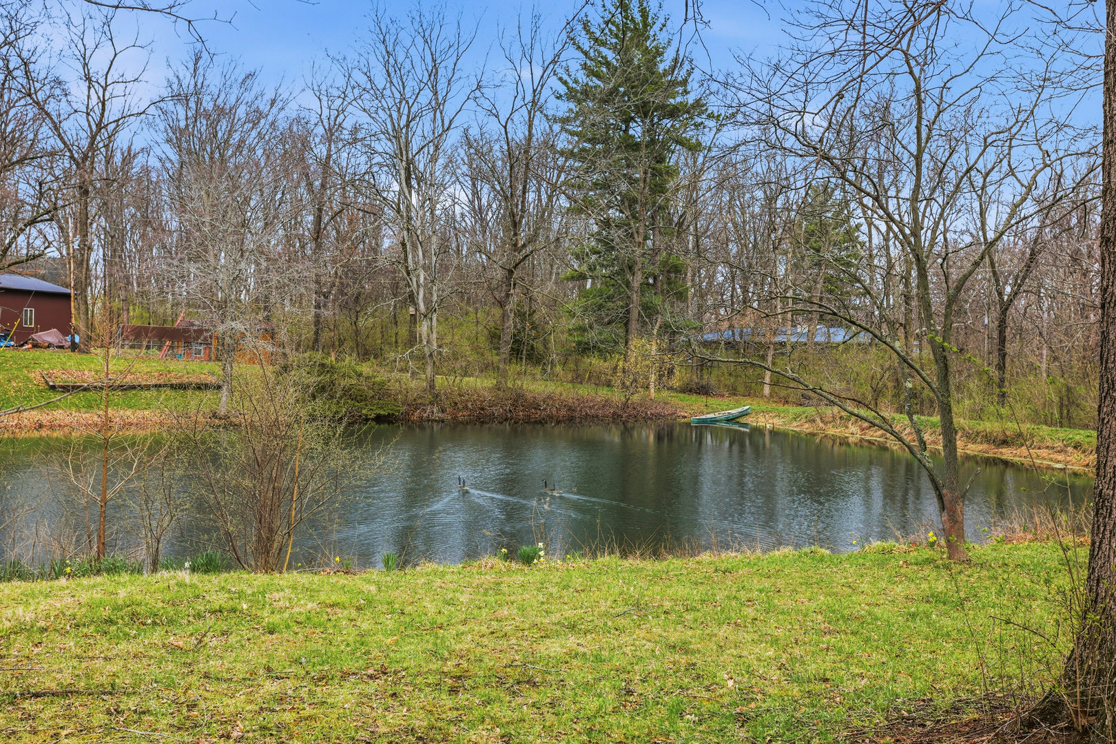 1418 East 2370 North Road White Heath, IL 61884 - Photo 46 of 49 a view of a lake with a yard