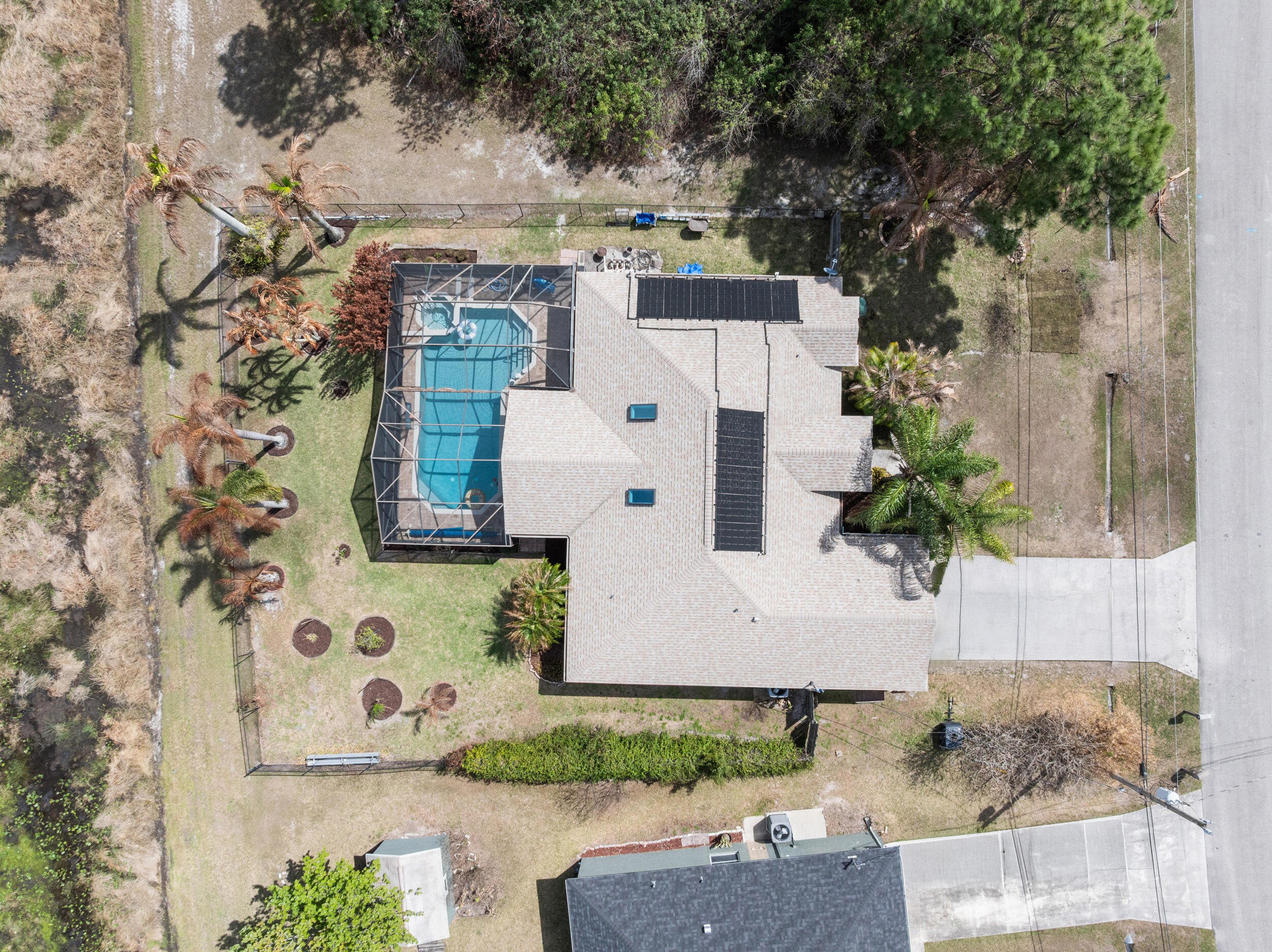 5593 Northwest Wesley Road Port St. Lucie, FL 34986 - Photo 26 of 33 Aerial view of property