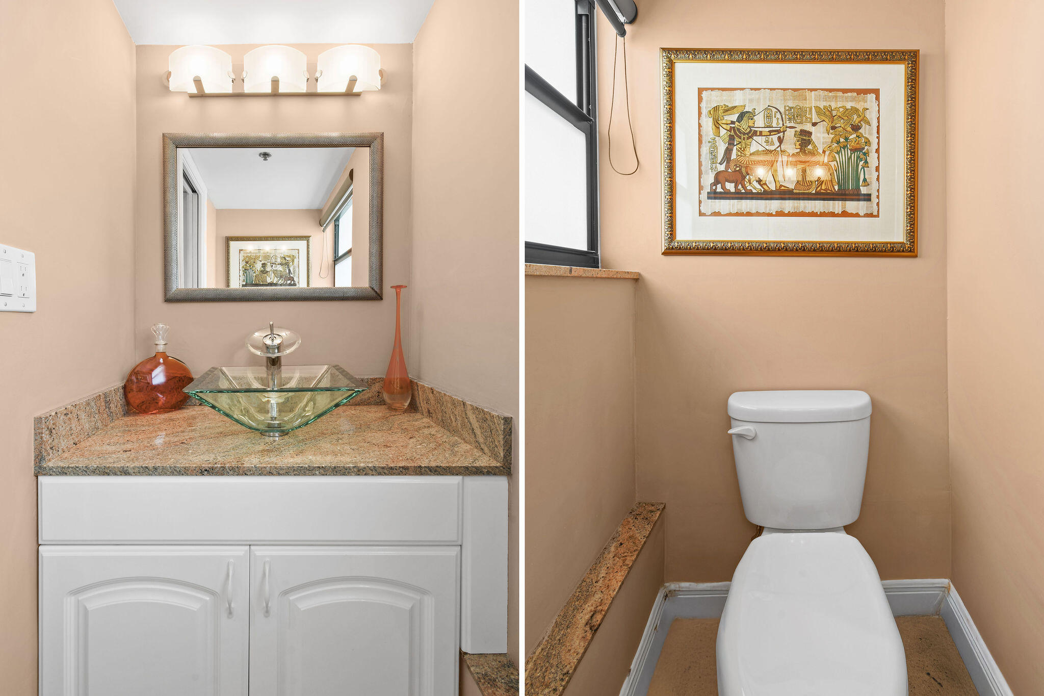 364 Golfview Road, Unit 506 North Palm Beach, FL 33408 - Photo 23 of 44 a bathroom with a toilet sink and mirror